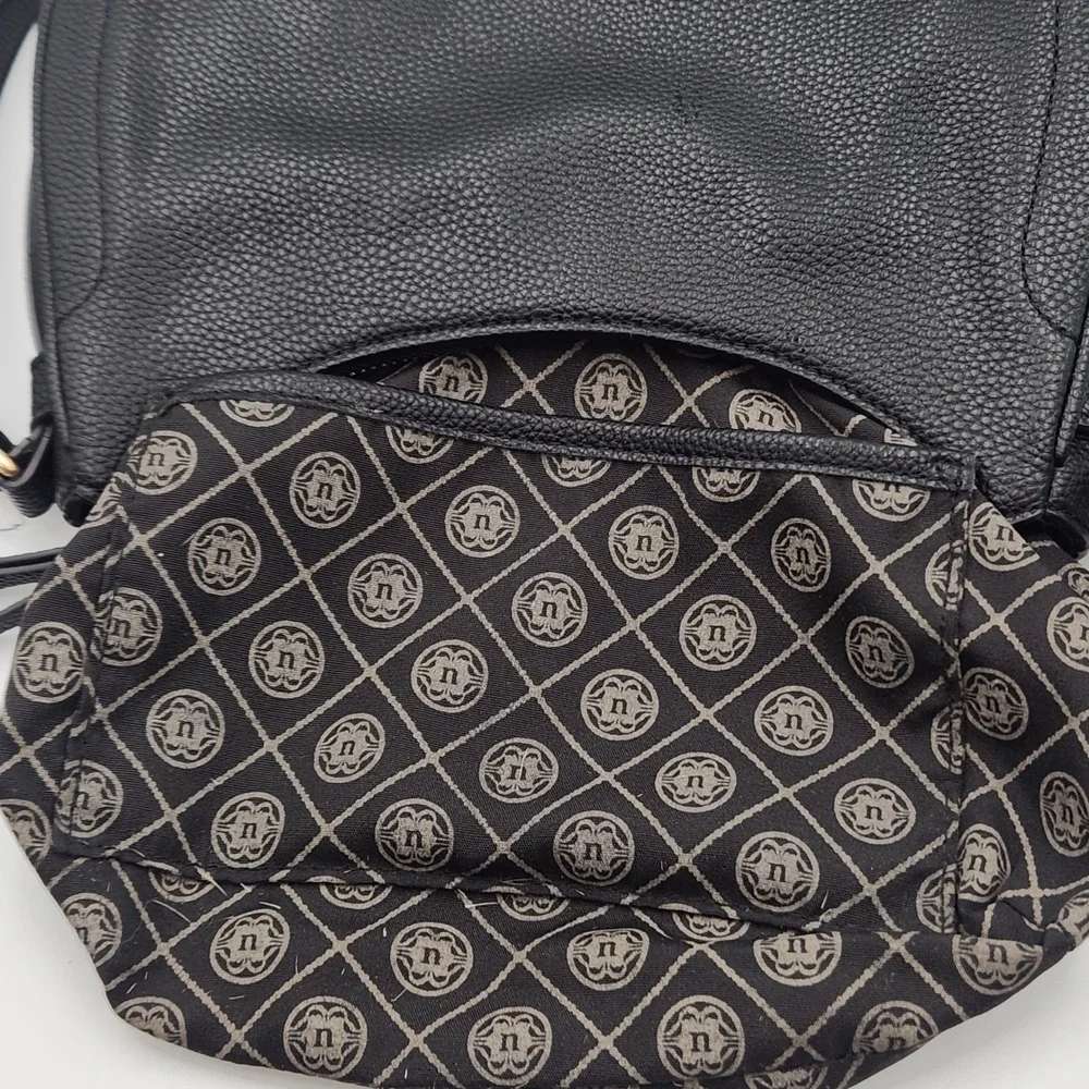 Nanette Lepore Crossbody Purse Black Tassel Gold‎ Tone Small Bag
